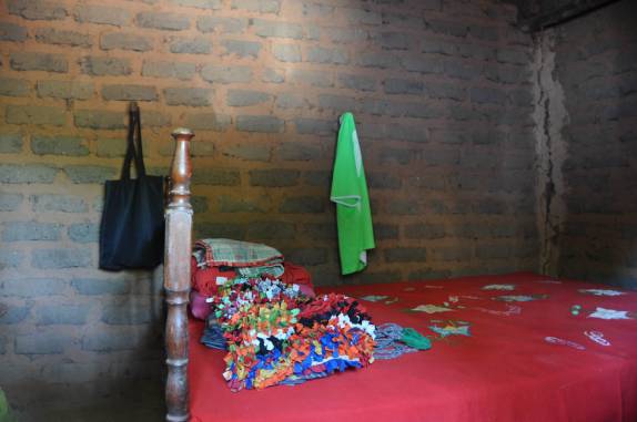 Nosso quarto, na casa que ficamos na comunidade de Riozinho, região de Alto Parnaíba - MA